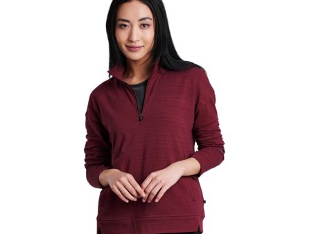 Kuhl Accel 1 2 Zip Long Sleeve Top (Women) - Zinfandel Supply