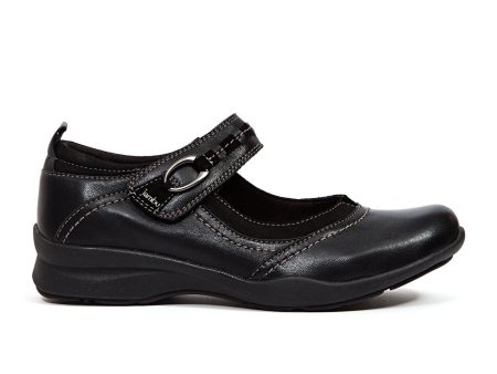 Jambu Emily Mary Jane (Women) - Black Leather For Cheap