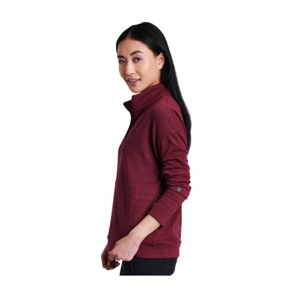 Kuhl Accel 1 2 Zip Long Sleeve Top (Women) - Zinfandel Supply