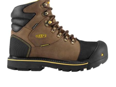 Keen Utility Milwaukee 6  Waterproof Steel Toe Work Boot (Men) - Dark Earth Sale