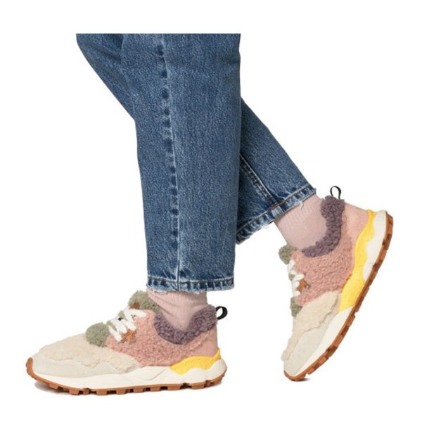 Flower Mountain Pampas Teddy Sneaker (Women) - Ice Pink Online Sale