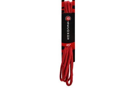 10-Seconds Athletic Oval Laces - Red For Sale