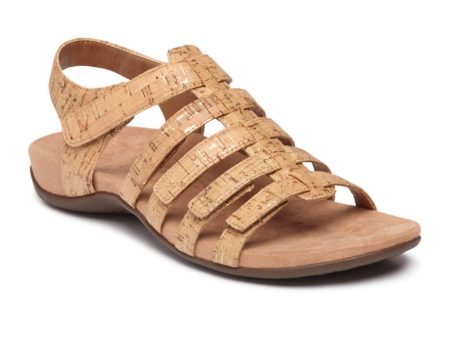 Vionic Harissa Backstrap Sandal (Women) - Gold Cork Online Sale