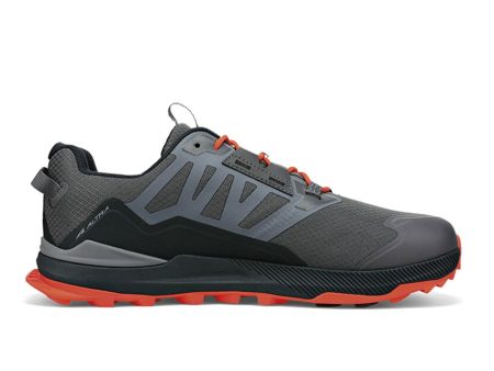 Altra Lone Peak All-Weather Low 2 Running Shoe (Men) - Gray Orange Supply