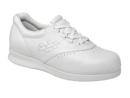 Drew Parade II Orthopedic Lace Up (Women) - White Leather For Discount