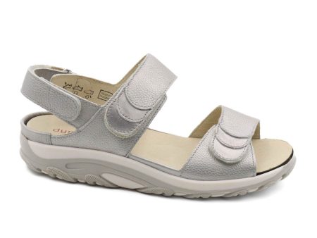 Waldlaufer Willow 448012 Backstrap Sandal (Women) - Metallic Grey Discount