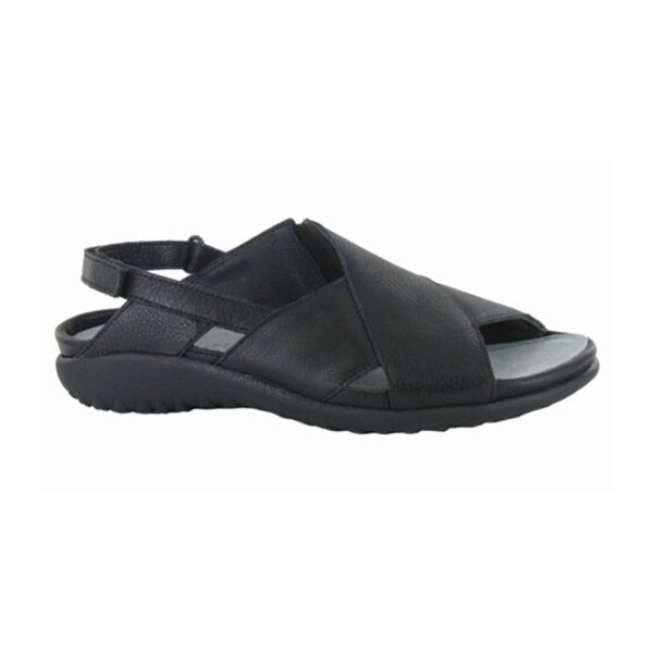 Naot Niho Backstrap Sandal (Women) - Soft Black Leather Sale