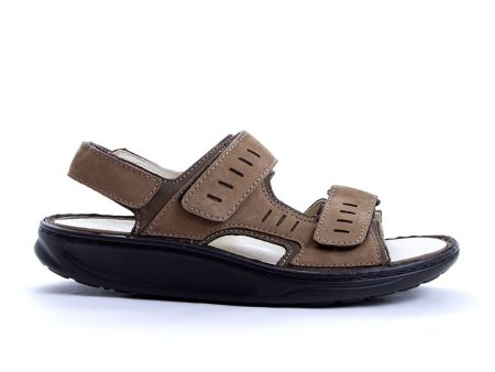 Waldlaufer Hanno 484001 Backstrap Sandal (Men) - Brown Nubuck on Sale