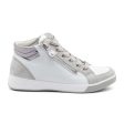 Ara Rei High Top Sneaker (Women) - Fog White Silver Sale