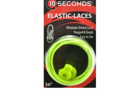 10-Seconds Elastic Shoe Lace - Neon Yellow Supply