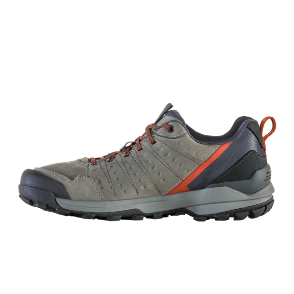 Oboz Sypes Low Leather B-DRY Hiking Shoe (Men) - Steel Cheap