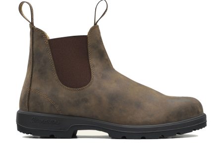 Blundstone Classic 585 Chelsea Boot (Unisex) - Rustic Brown Online Hot Sale