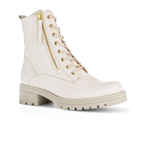 Gabor 52.785.52 Combat Zip Boot (Women) - Ivory Online