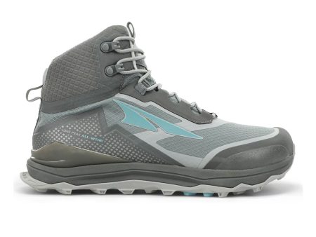 Altra Lone Peak All-Weather Mid Trail Shoe (Women) - Gray Green Discount