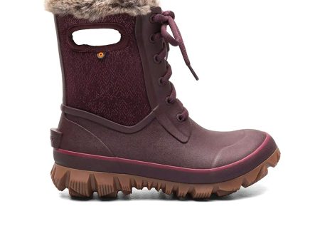 Bogs Arcata Faded Mid Winter Boot (Women) - Wine Cheap