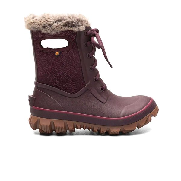 Bogs Arcata Faded Mid Winter Boot (Women) - Wine Cheap