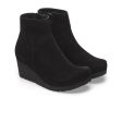 Birkenstock Ebba Narrow Wedge Boot (Women) - Black Suede For Discount