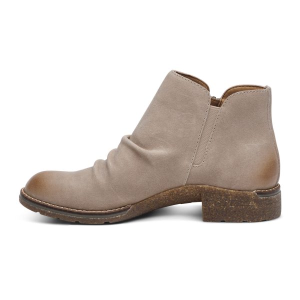 Aetrex Mila Ankle Boot (Women) - Taupe Supply