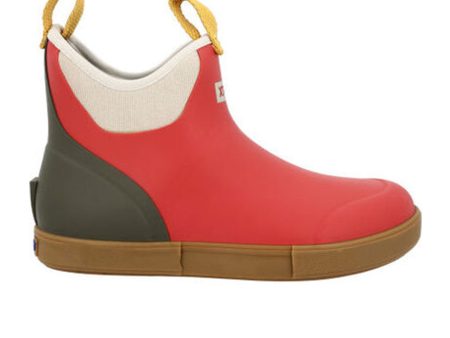 XtraTuf Vintage 6  Ankle Deck Boot (Women) - Vintage Coral Online Hot Sale