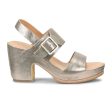 Kork-Ease San Carlos Heeled Sandal (Women) - Soft Gold Metallic Sale