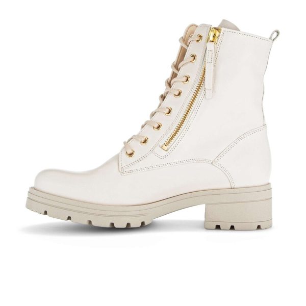 Gabor 52.785.52 Combat Zip Boot (Women) - Ivory Online