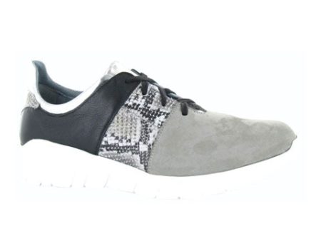 Naot Buzz Sneaker (Women) - Gray Gray Silver Black Supply