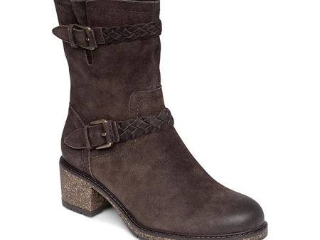 Aetrex Nora Mid Boot (Women) - Brown Hot on Sale