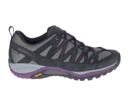 Merrell Siren Sport 3 Waterproof Trail Shoe (Women) - Black Blackberry For Sale