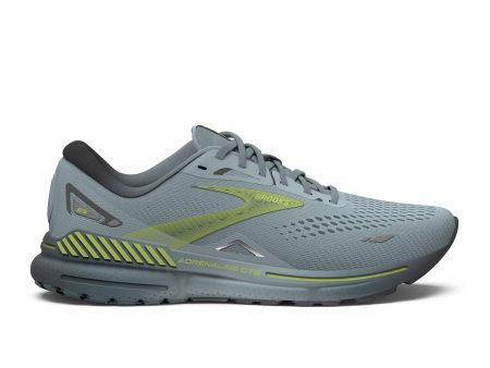 Brooks Adrenaline GTS 23 Running Shoe (Men) - Cloud Blue Goblin Blue Lime For Cheap