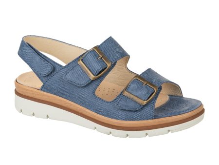 Fidelio Serafina Backstrap Sandal (Women) - Blue Jeans Fashion