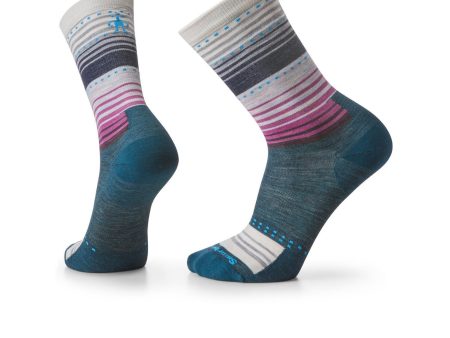 Smartwool Everyday Stitch Stripe Crew Sock (Unisex) - Twilight Blue Cheap