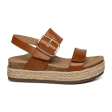 Aetrex Vania Platform Sandal (Women) - Cognac For Discount