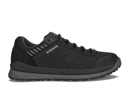 Lowa Malta GTX Lo Hiking Shoe (Men) - Black Online now