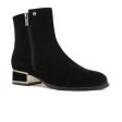 AquaDiva Darma Ankle Boot (Women)  - Black Suede Online