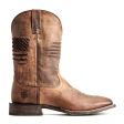 Ariat Circuit Patriot Western Boot (Men) - Weathered Tan Online Sale