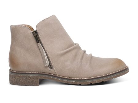 Aetrex Mila Ankle Boot (Women) - Taupe Supply