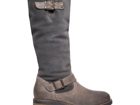 Oak & Hyde Bridge Cesar Tall Boot (Women) - Suede Grey For Sale