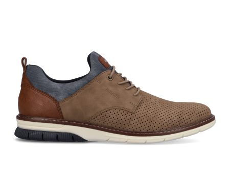 Rieker Dustin 14450-64 Lace Up (Men) - Brown Blue on Sale