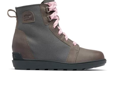 Sorel Evie II NW Lace Wedge Ankle Boot (Women) - Quarry Grill For Discount