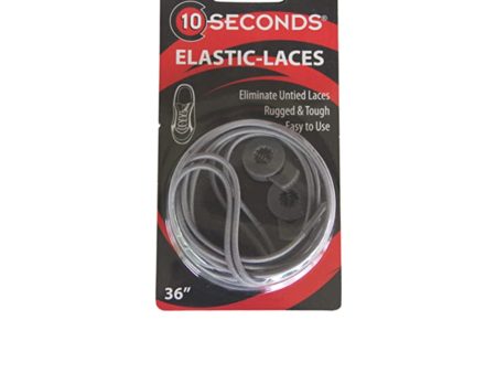 10-Seconds Elastic Shoe Lace - Grey Cheap