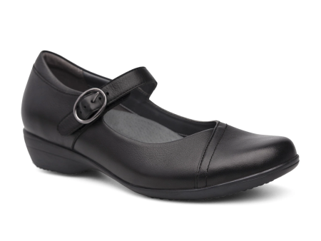 Dansko Fawna Mary Jane (Women) - Black Milled Nappa Online Sale