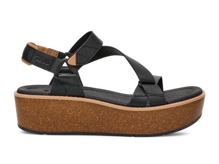 Teva Madera Wedge Sandal (Women) - Black Online now