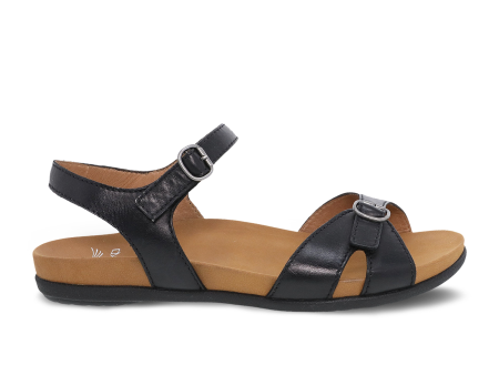 Dansko Judith Backstrap Sandal (Women) - Black Calf For Sale