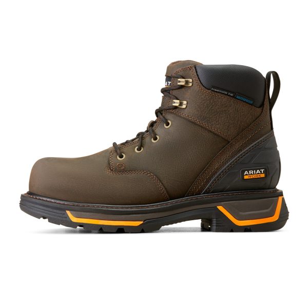 Ariat MNS Big Rig 6  Waterproof Composite Toe Work Boot (Men) - Iron Coffee on Sale