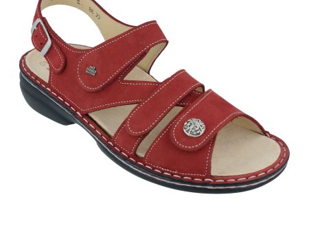 Finn Comfort Gomera-S Backstrap Sandal (Women) - Chili Nubuk Sale