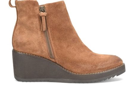 Sofft Emeline Wedge Boot (Women) - Havana Brown Fashion