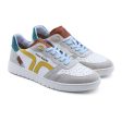 Kamo-Gutsu CAMPO 048 Sneaker (Men) - Cream White Cobalt Online Hot Sale