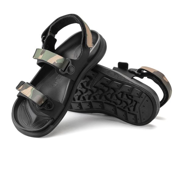 Birkenstock Kalahari Backstrap Sandal (Women) - Black Camo Birko-Flor Futura Fashion