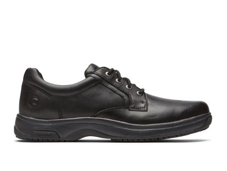 Dunham 8000 Service Plain Toe Oxford Work Shoe (Men) - Black Online Hot Sale