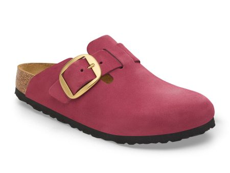 Birkenstock Boston Big Buckle Narrow Clog (Women) - Berry Crush Nubuck Hot on Sale